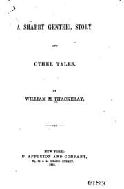 Tapa de A Shabby Genteel Story: And Other Tales
