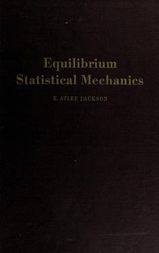 Tapa de Equilibrium statistical mechanics