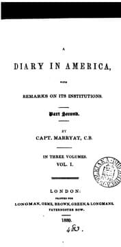 Tapa de a diary in america