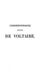 Tapa de Correspondance inédite ... avec Frédéric ii, le président de Brosses et autres personnages, publ ..