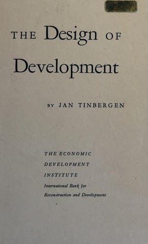 Tapa de The design for development