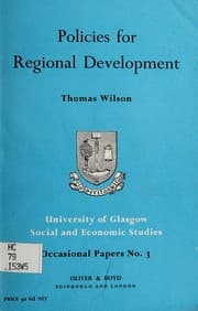 Tapa de Policies for regional development
