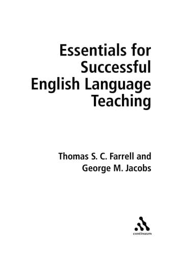 Tapa de Essentials for successful English language teaching