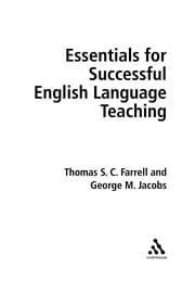 Tapa de Essentials for successful English language teaching