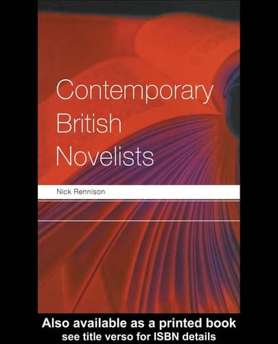 Tapa de CONTEMPORARY BRITISH NOVELISTS.