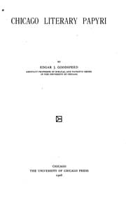 Tapa de Chicago Literary Papyri