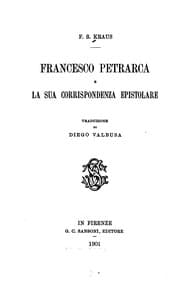 Tapa de Francesco Petrarca e la sua corrispondenza epistolare