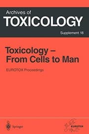 Tapa de Toxicology - From Cells to Man
