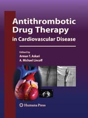 Tapa de Antithrombotic drug therapy in cardiovascular disease