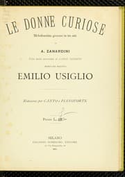Tapa de Le donne curiose