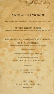 Tapa de The animal kingdom arranged in conformity with its organization