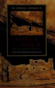 Tapa de The Cambridge companion to Willa Cather