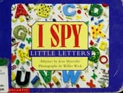 Tapa de I spy little letters (I spy little book)
