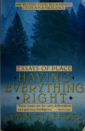 Tapa de Having everything right
