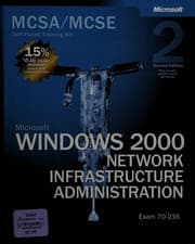 Tapa de MCSA/MCSE self-paced training kit