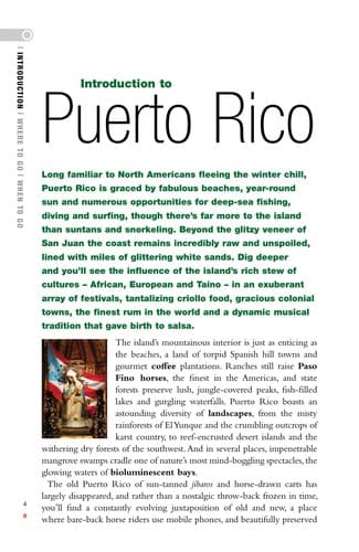Tapa de The Rough Guide to Puerto Rico