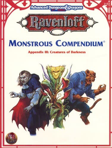 Tapa de Monstrous Compendium