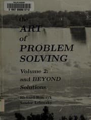 Tapa de The art of problem solving