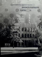 Tapa de Undergraduate catalog