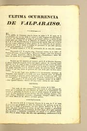Tapa de Ultima ocurrencia de Valparaiso