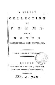 Tapa de A select collection of poems