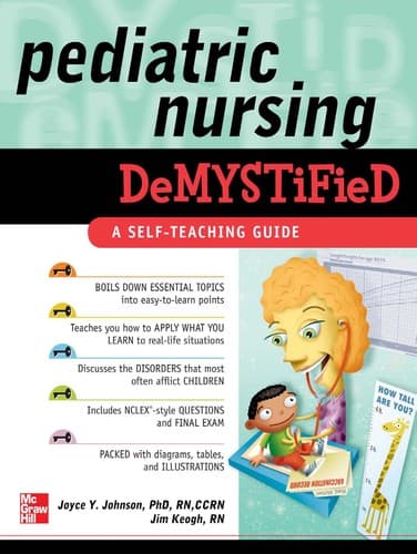 Tapa de Pediatric nursing demystified