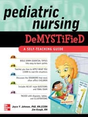 Tapa de Pediatric nursing demystified