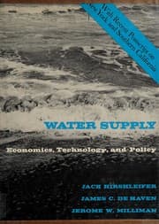 Tapa de Water Supply Economics, Technology and Policy