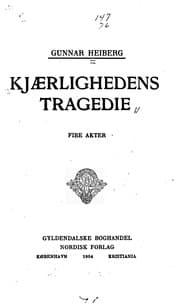 Tapa de Kjærlighedens tragedie: fire akter
