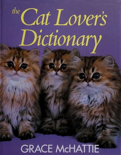 Tapa de The Cat Lover's Dictionary