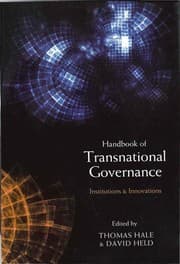 Tapa de Handbook of transnational governance