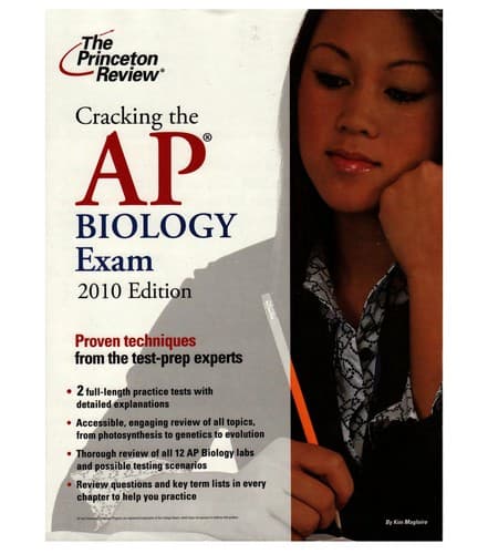 Tapa de Cracking the AP biology exam