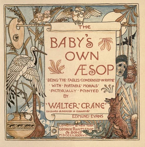 Tapa de The baby's own Æsop
