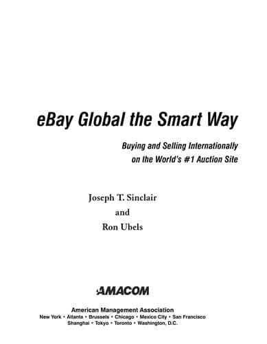 Tapa de EBay global the smart way