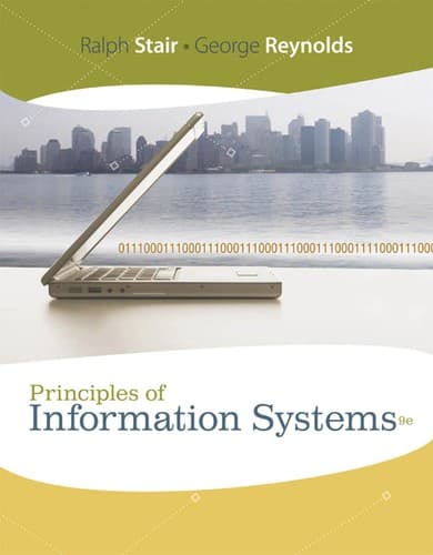 Tapa de Principles of information systems