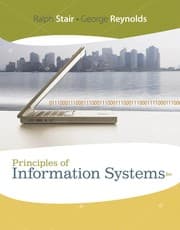 Tapa de Principles of information systems