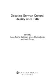 Tapa de Debating German cultural identity since 1989