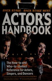Tapa de The Back stage actor's handbook