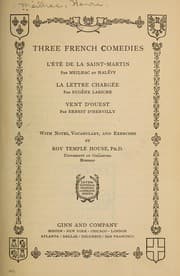 Tapa de Three French comedies