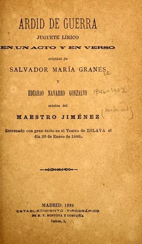 Tapa de Ardid de guerra