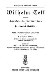 Tapa de Wilhelm Tell: Schauspiel in fünf Aufzügen