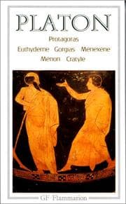 Tapa de Protagoras - Euthydeme - Gorgias - Ménexène - Ménon - Cratyle