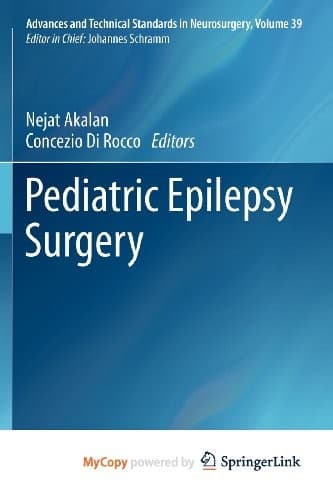 Tapa de Pediatric Epilepsy Surgery