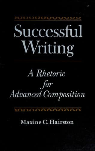 Tapa de Successful writing
