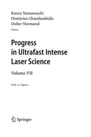 Tapa de Progress in Ultrafast Intense Laser Science VII