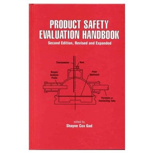 Tapa de Product safety evaluation handbook