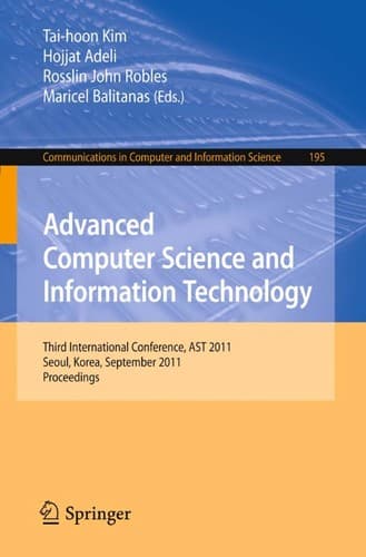 Tapa de Advanced Computer Science and Information Technology