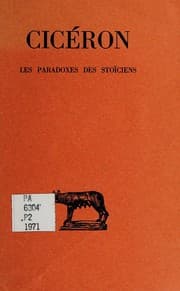 Tapa de Les paradoxes des stoïciens