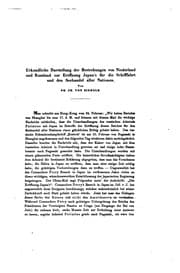 Tapa de Urkundliche Darstellung der Bestrebungen von Niederland und Russland zur Eröffnung Japan's für ..