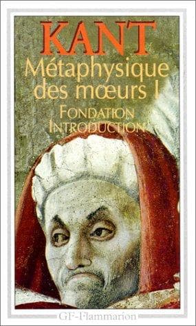 Tapa de Métaphysique des moeurs